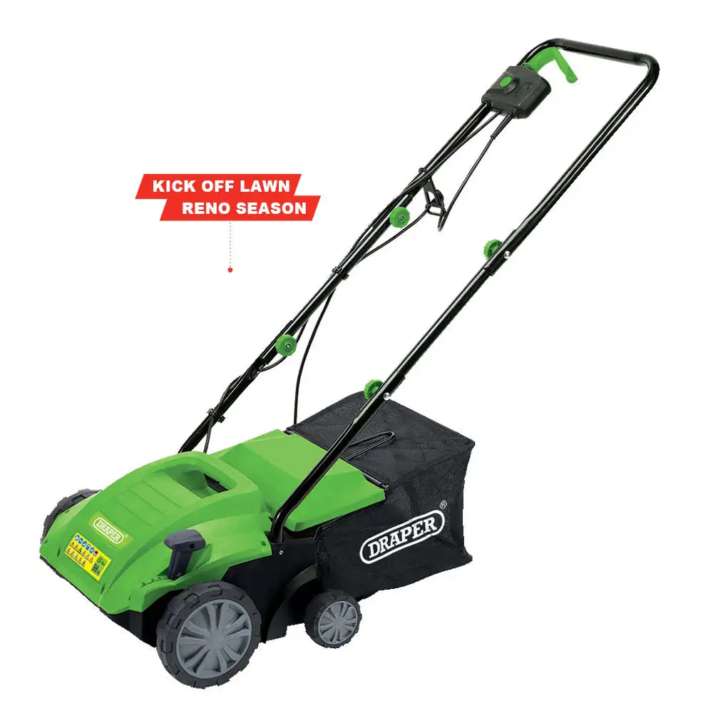 DRAPER 1500W Lawn Aerator & Scarifier 98931