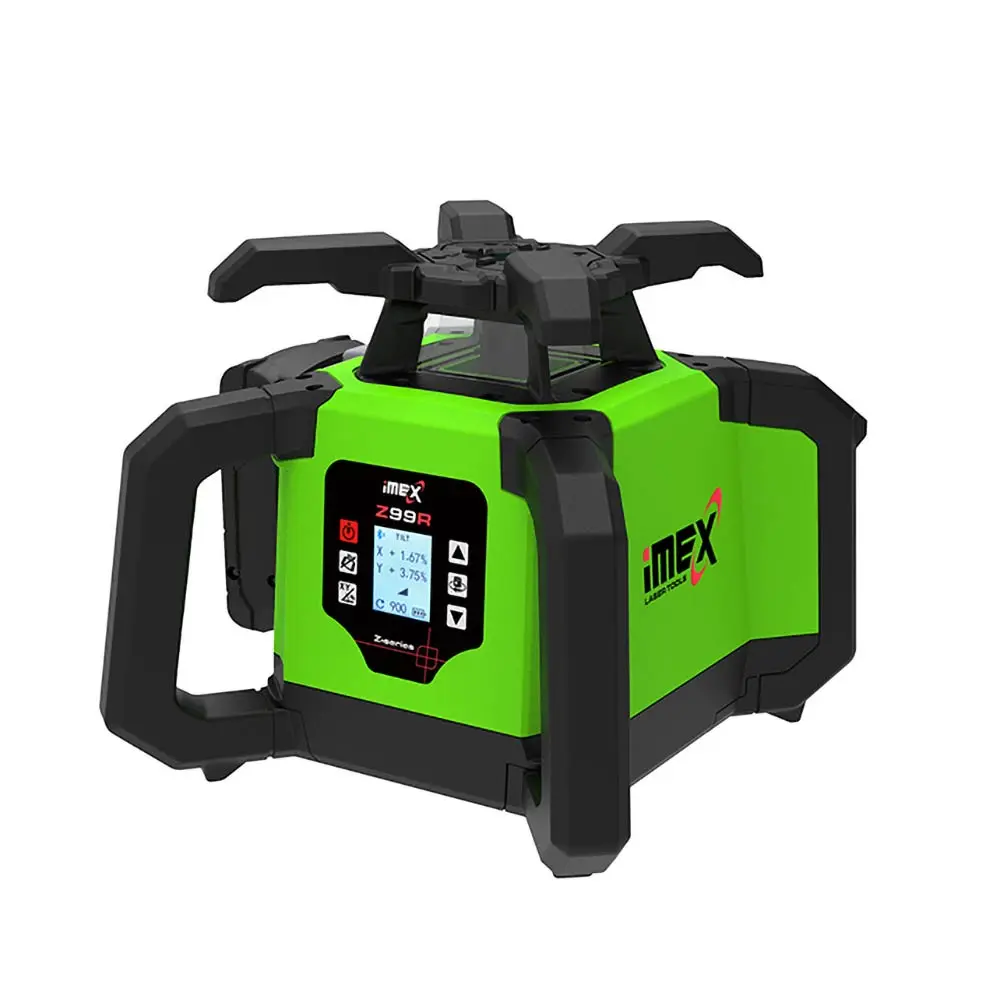 IMEX 18V 1 x 4.0Ah Red Beam Dual Grade Rotary Laser Level Kit 012-Z99R