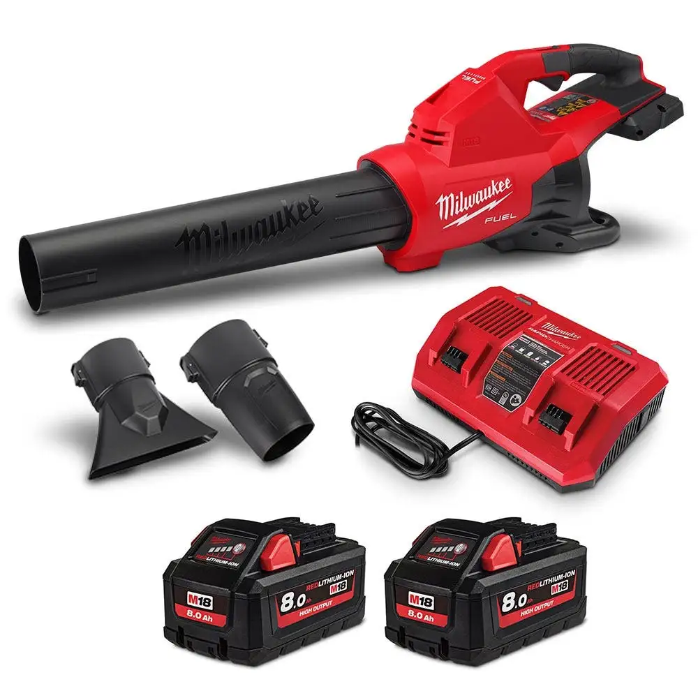 MILWAUKEE 18V FUEL 2 x 8.0Ah Dual Battery Blower Kit M18F2BL802