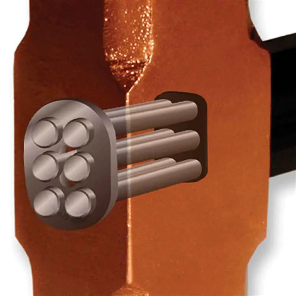 SANDO Copper Face Sledge Hammer 4lb with Unbreakable Handle SDSLDG/4-12C