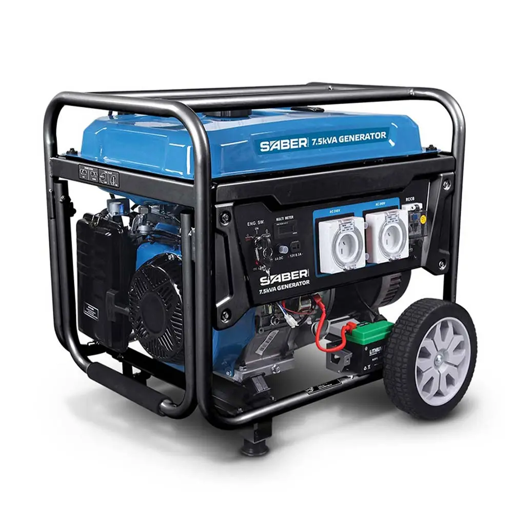 SABER 6000W 15hp Petrol Generator SABGEN7KBP