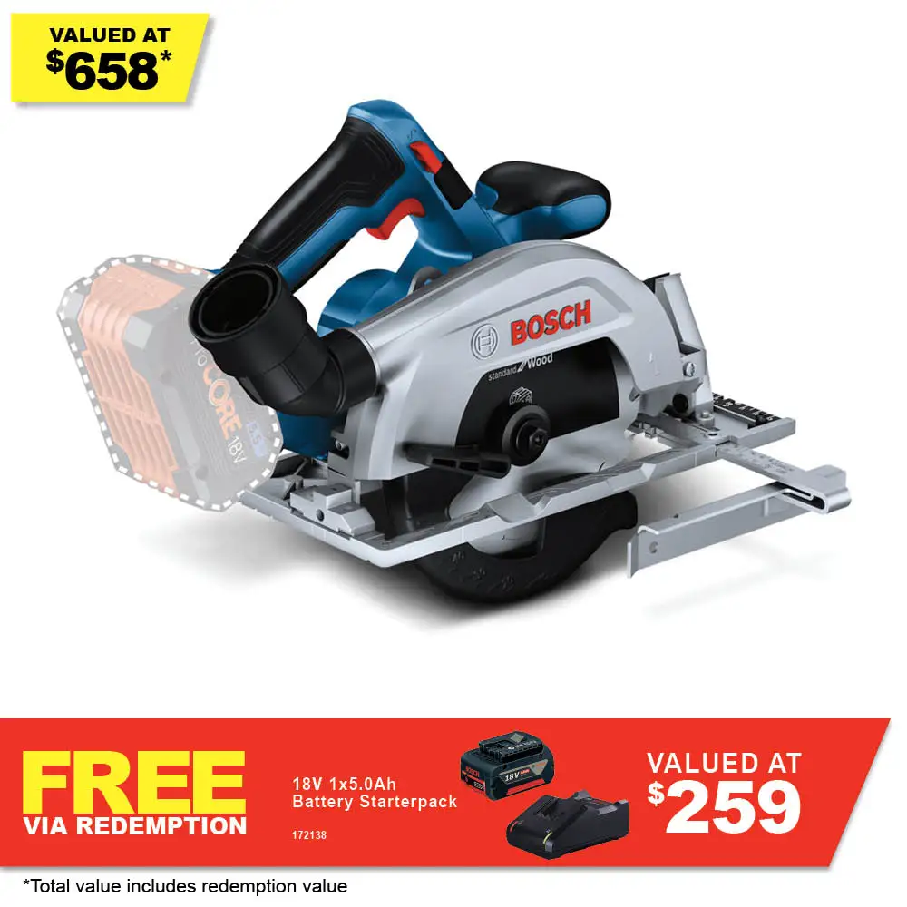 BOSCH 18V 165mm Circular Saw Skin GKS 18V-57 06016C1240