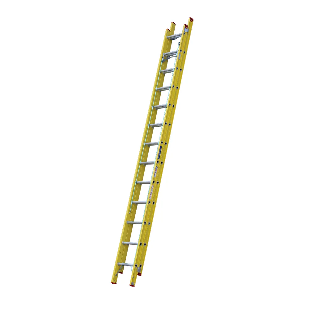 INDALEX 135kg Trade 4.3m - 7.3m Fibreglass Extension Ladder TRDXF24