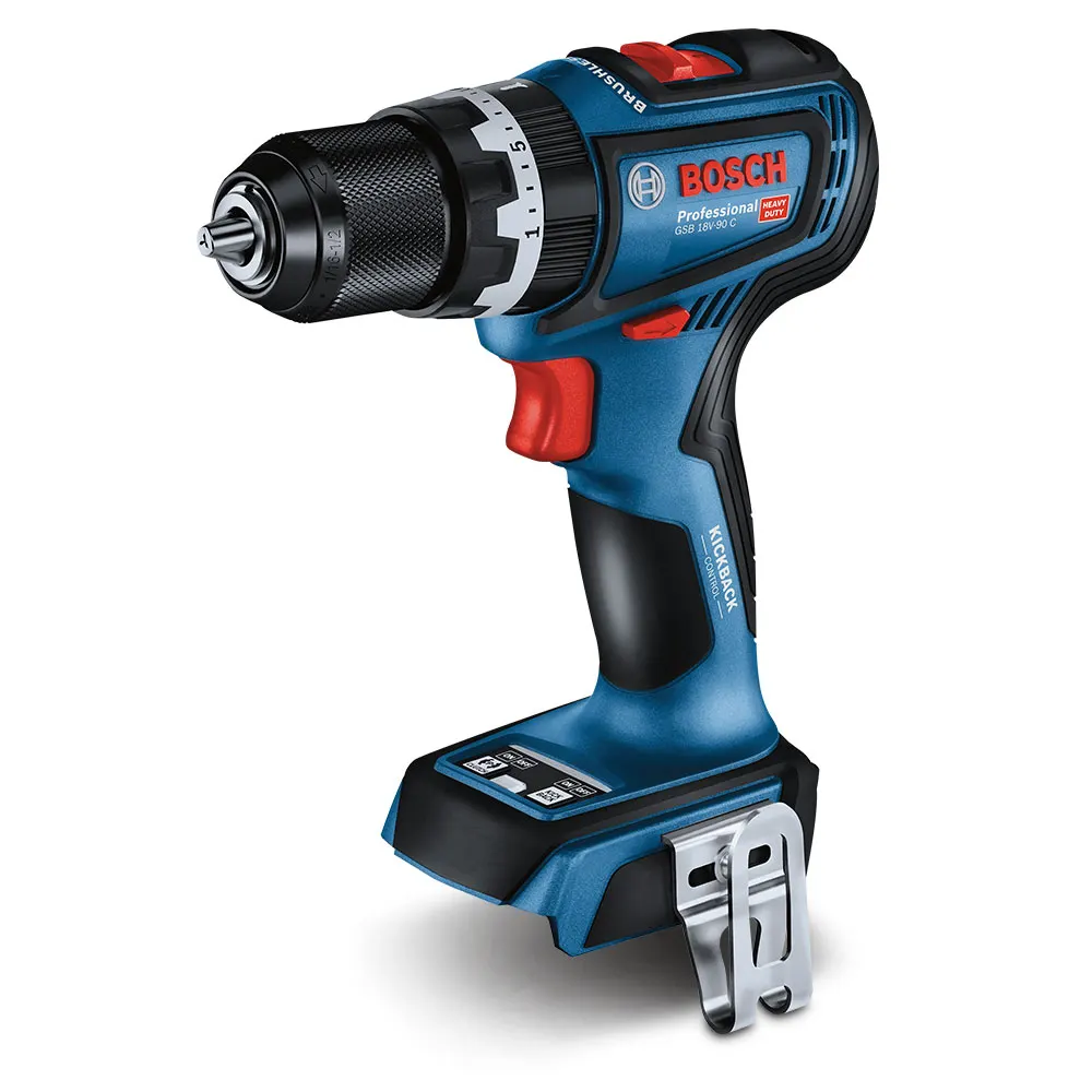 BOSCH 18V Brushless 13mm 2 Speed Hammer Drill Skin GSB18V-90C 06019K6140