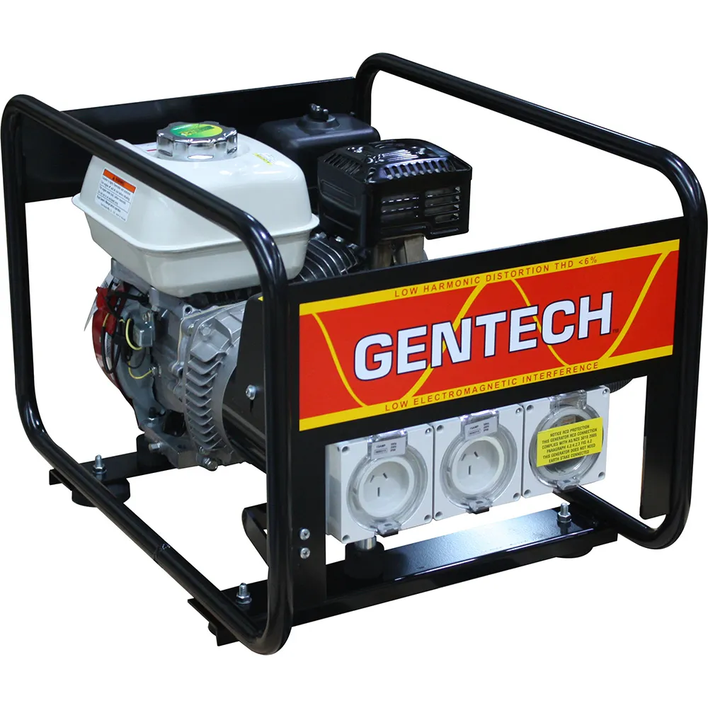 GENTECH 3.4kva Recoil Petrol Generator EP3400HSR-RCD