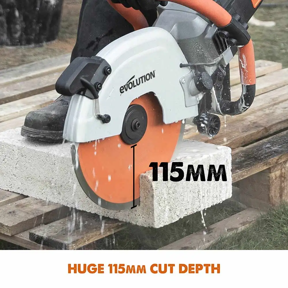EVOLUTION 305mm Electric Disc Cutter with Overload Protection 0120006A