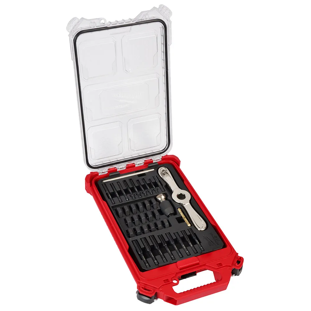 MILWAUKEE Metric Tap & Die Packout Set - 38 Piece 49225603