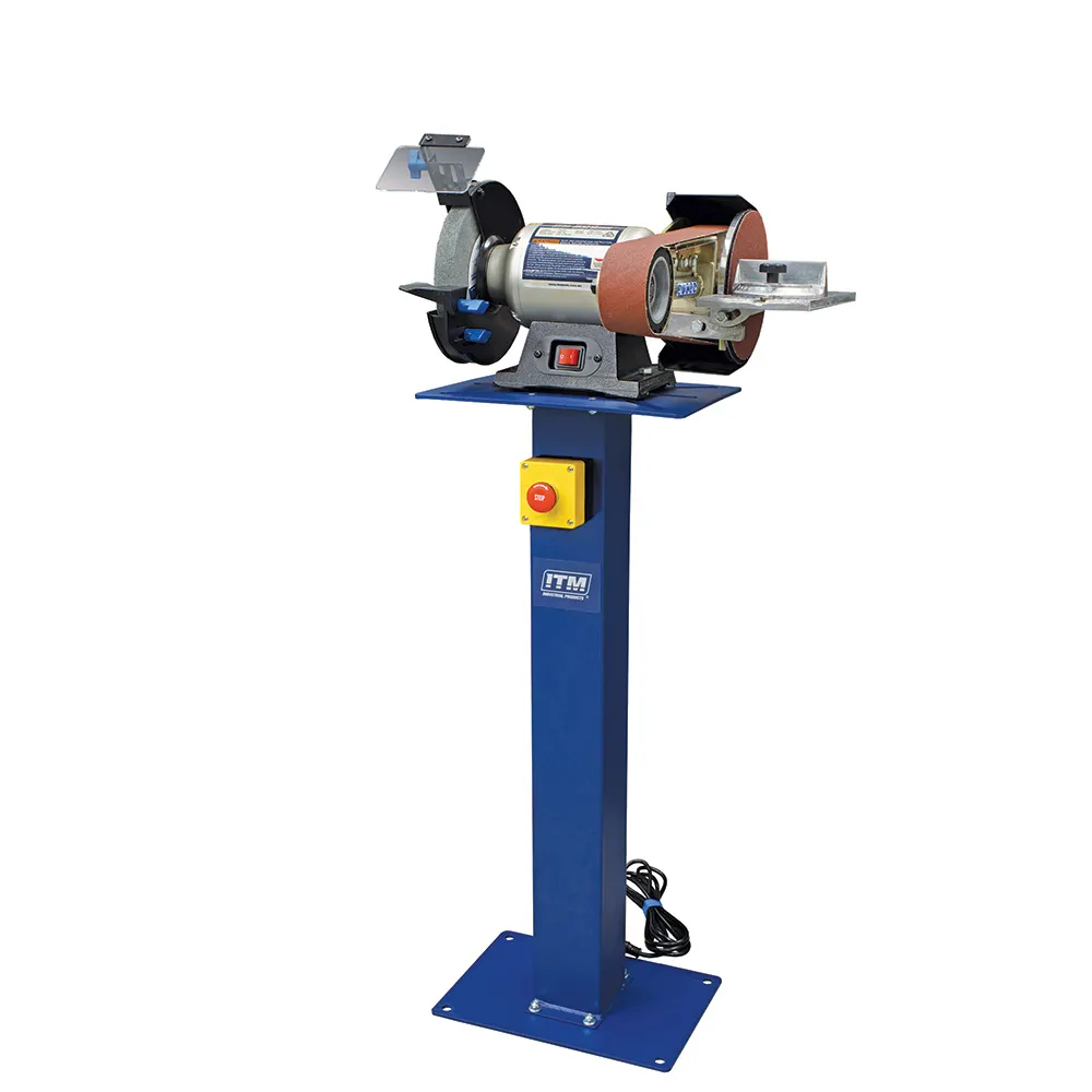 ITM Heavy Duty Bench Grinder Stand Suits 200mm & 250mm W/E Stop TM403-018
