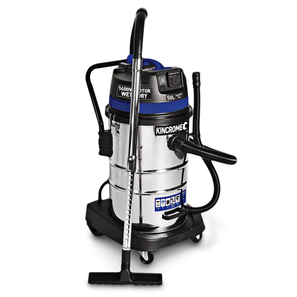 KINCROME 240V / 1400W 50L Wet & Dry Workshop Vacuum KP704