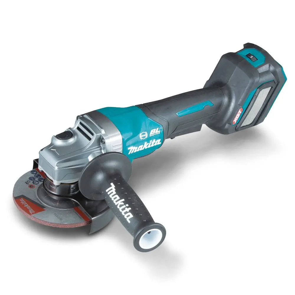 MAKITA 40V Max XGT Brushless 2 x 4.0Ah 125mm Paddle Switch Angle Grinder Kit GA029GM201
