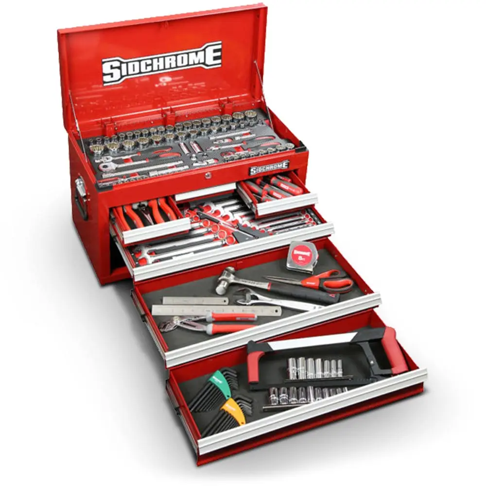 SIDCHROME 162 Piece Metric A/F Tool Kit SCMT11700