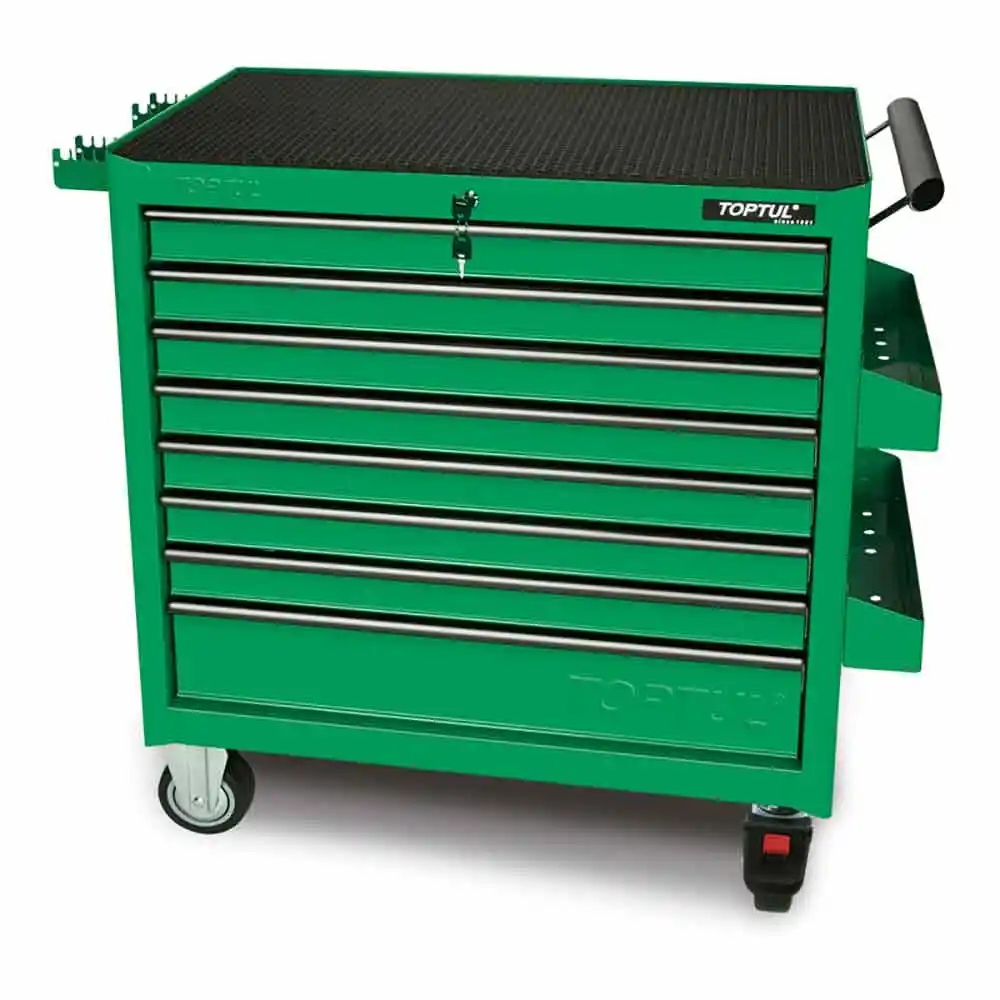 TOPTUL 8 Drawer Jumbo Roller Cabinet TCBA0801