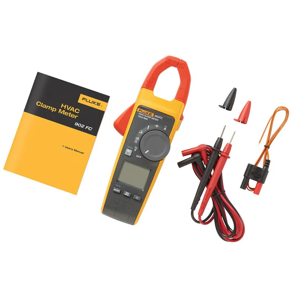 FLUKE 600V FC True-RMS HVAC Clamp Meter FLU902FC
