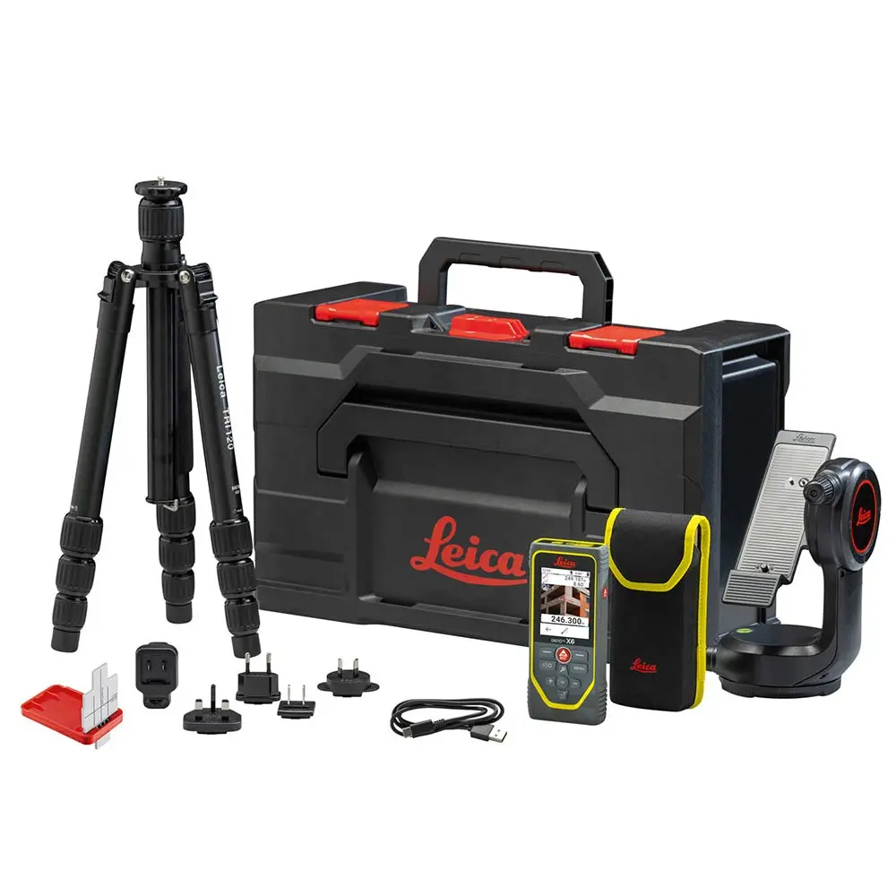 LEICA DISTO X6 250m Laser Distance Measurer Kit with Bluetooth LG950878