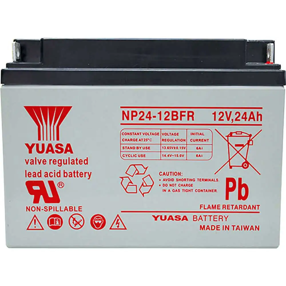 YUASA NP (VRLA) 12V 24Ah NP24-12B FR M5 VRLA Car Battery 175009