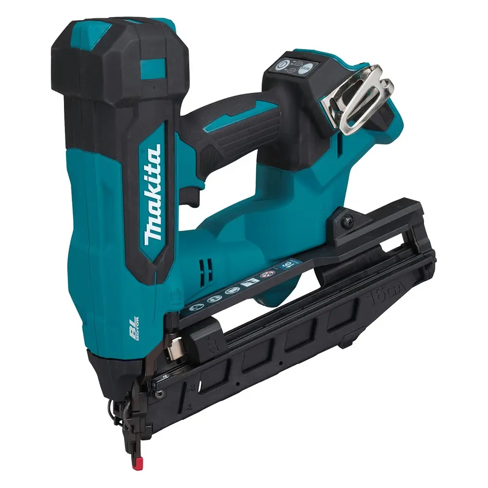 MAKITA 18V Brushless 16GA Angled Finishing Nailer Skin DBN610Z