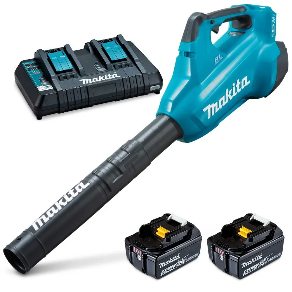 MAKITA 36V (2x18V) Brushless 2x5.0Ah Turbo Blower Kit DUB362PT2