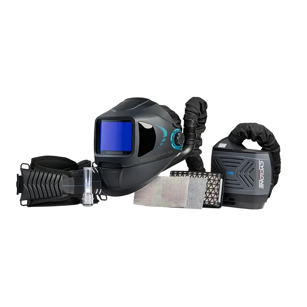 CIGWELD Arcmaster XC90F Air With Cyclone PAPR Welding Helmet Pro Kit 45XC90F2AIR