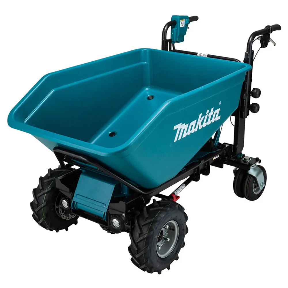 MAKITA 18Vx2 Brushless Wheelbarrow Skin w/ Electric Dump & Bucket DCU602Z