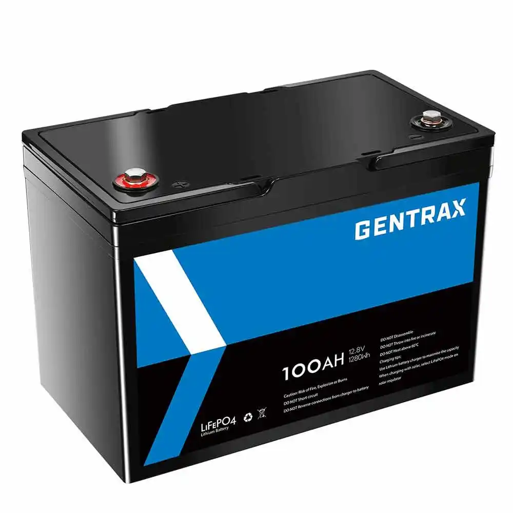 GENTRAX 12V 100AH Lithium Battery LI12GTG-PLL-A0-FB-X