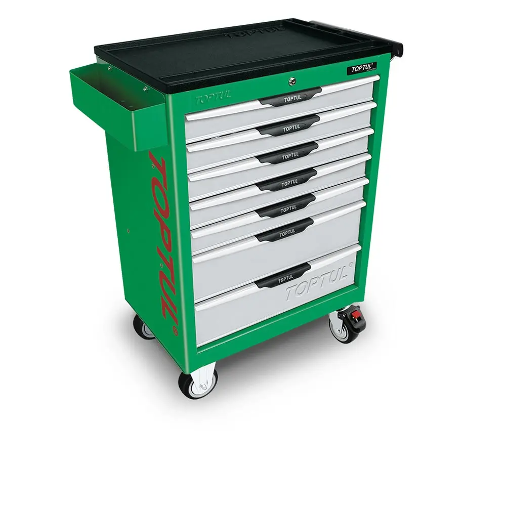 TOPTUL 7 Drawer Mobile Tool Trolley - Pro Line TCAC0701