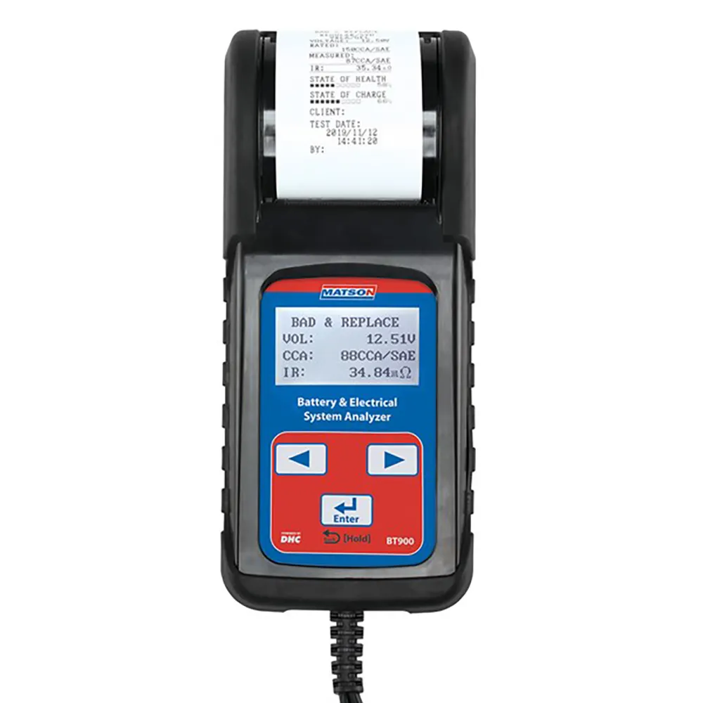 MATSON Digital Battery And System Tester With Printer BT900