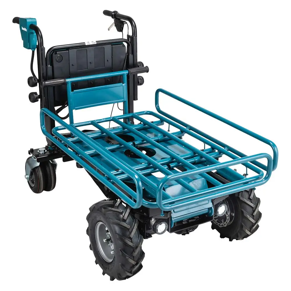 MAKITA 18Vx2 Brushless Wheelbarrow w/ Manual Dump & Pipe Frame Skin DCU604Z
