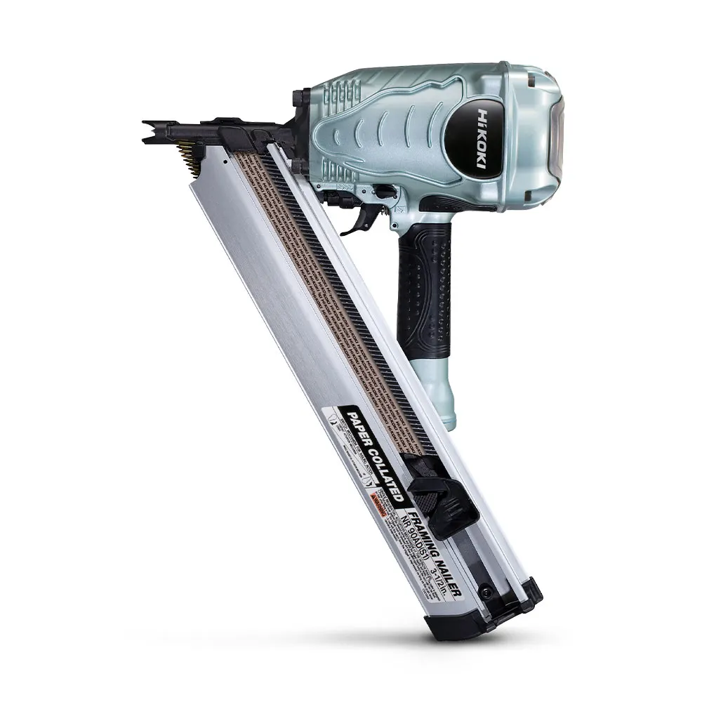 HiKOKI 50-90mm D Clip 34-Deg Air Nailer Framer w. Hanger NR90AD(H4Z)