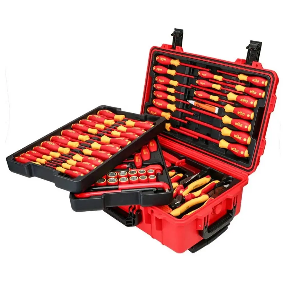 WIHA 80 Piece On Wheels Tool Kit 32800