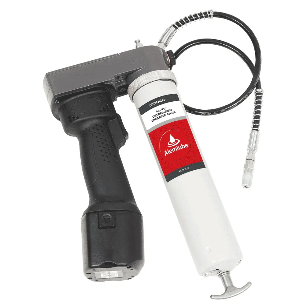 ALEMLUBE El Series 14.4V Nicad Grease Gun - 7,500Psi G10042