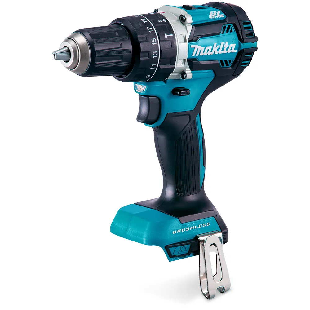 MAKITA 18V Brushless 2 x 3.0Ah Hammer Driver Drill Kit DHP484SFE
