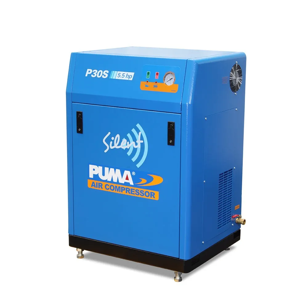 PUMA 5.5HP 520L/Min Silent Recip Piston Compressor PUP30S415V