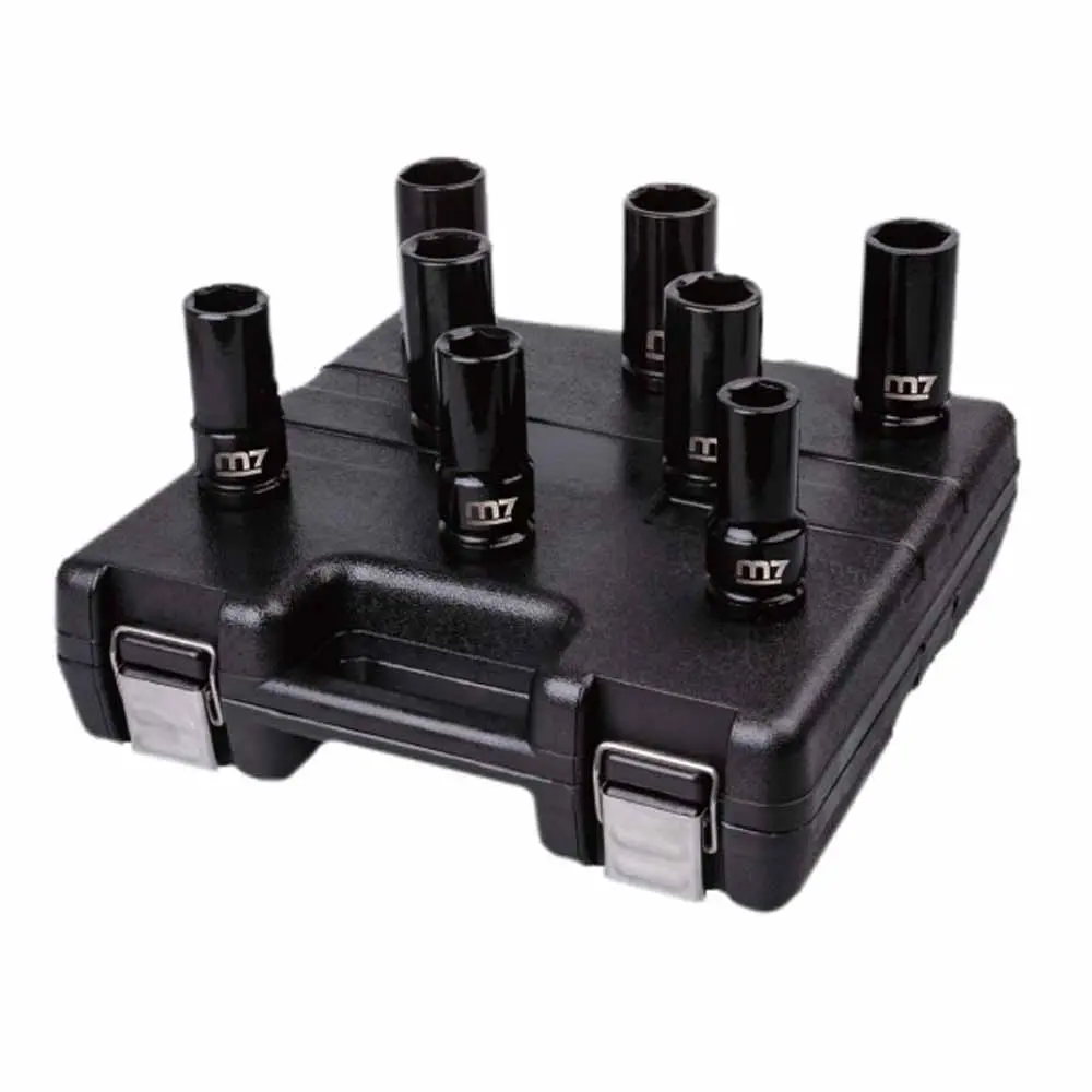 M7 3/4" SAE 1-1-1/2" Deep Impact Socket Set - 8 Piecce M7-MB65008S