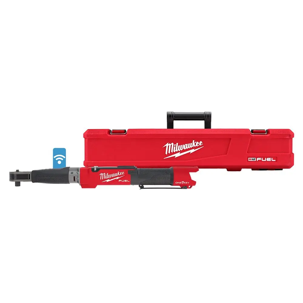 MILWAUKEE 12V FUEL 1/2inch Digital Torque Wrench w/ ONE-KEY Skin M12ONEFTR12-0C