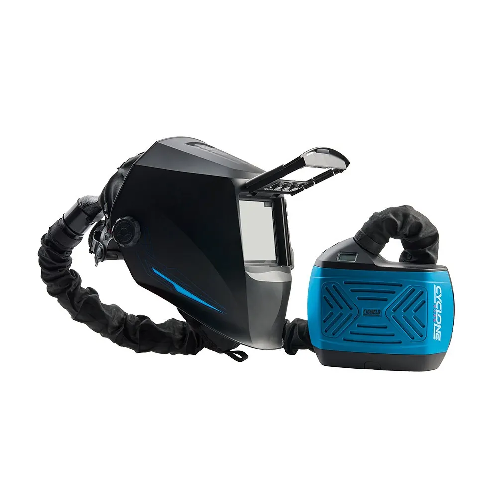 CIGWELD Arcmaster XC10 AIR with Cyclone PAPR Welding Helmet Kit 45XC10F1AIR