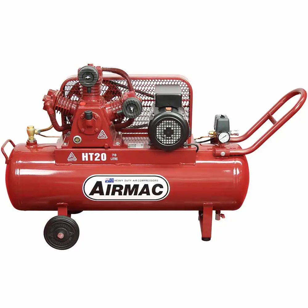AIRMAC 3.2HP 70L 260L/MIN 240V 175PSI Air Compressor AMHT20240V