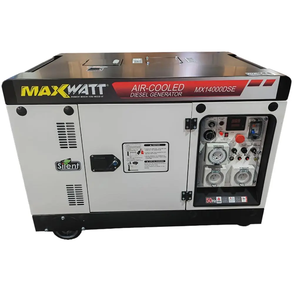 MAXWATT 13KVA Electric Start Diesel Silent Generator MX14000DSE