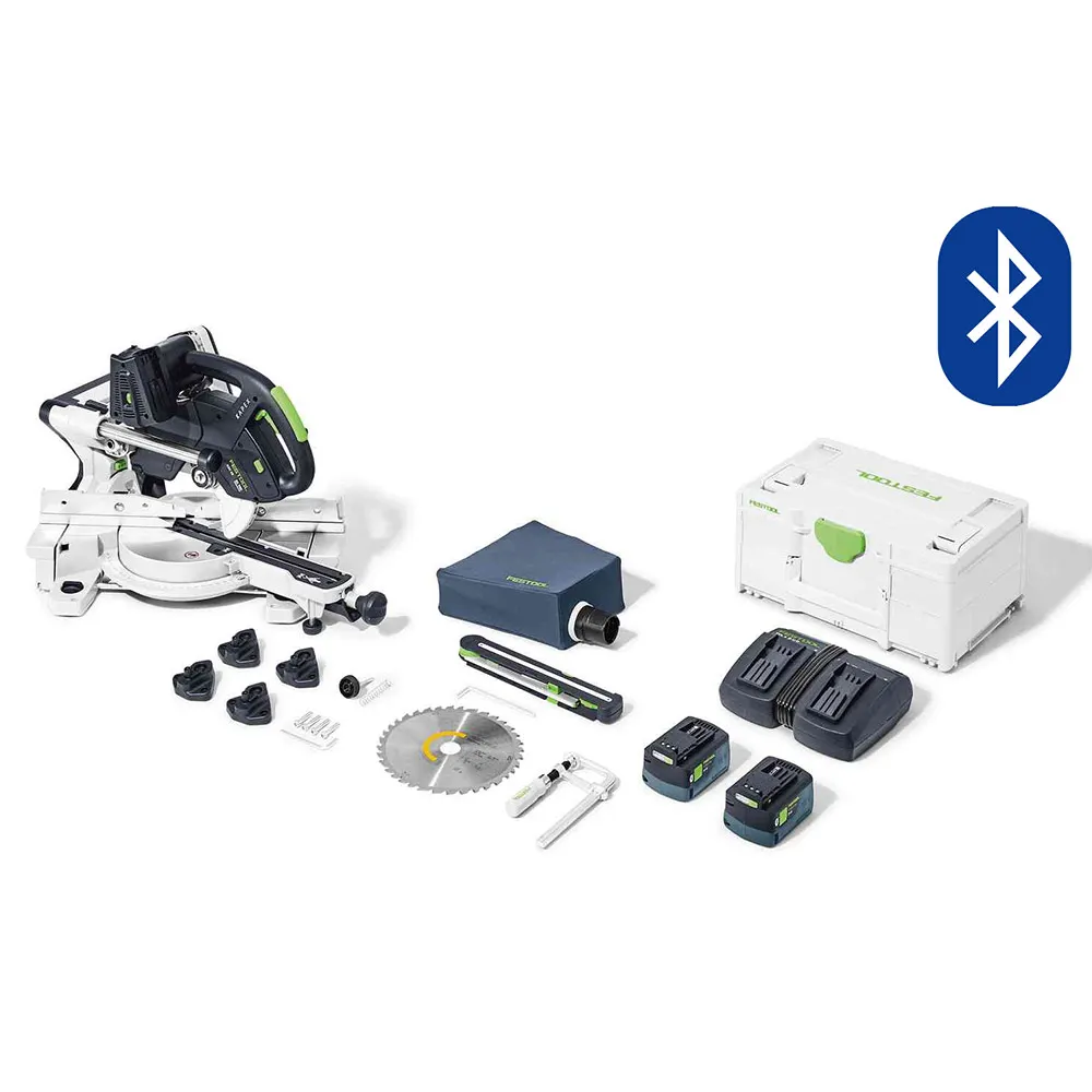 FESTOOL 18V 2 X 5ah 216mm KSC60 Kapex Energy Mitre Saw 578250