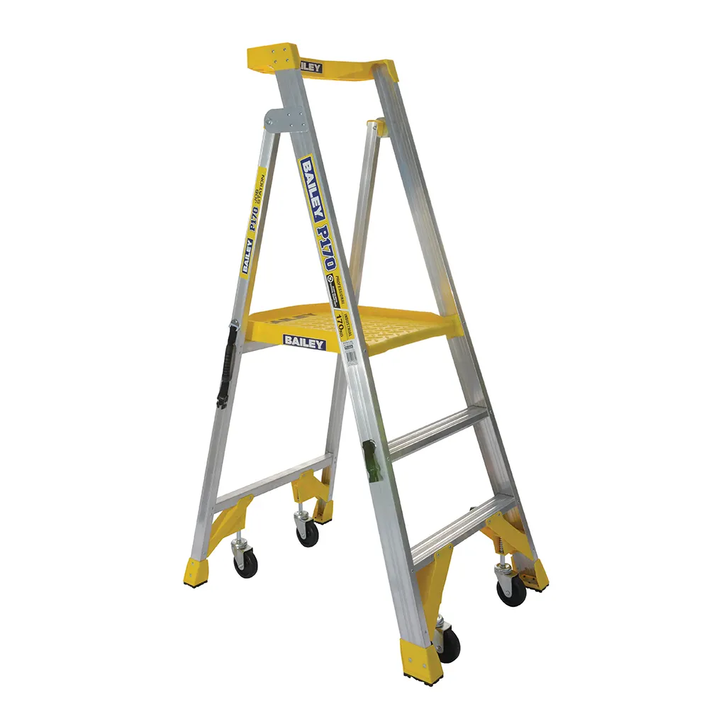 BAILEY 0.9m 170kg Aluminium Job Station Platform Stepladder