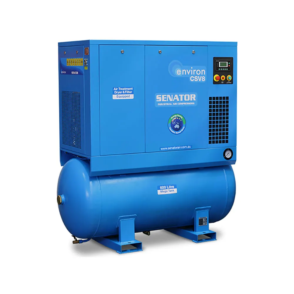 SENATOR 10.0HP 600L 4-in-1 Variable Speed Screw Compressor Air Station SE CSV8-8