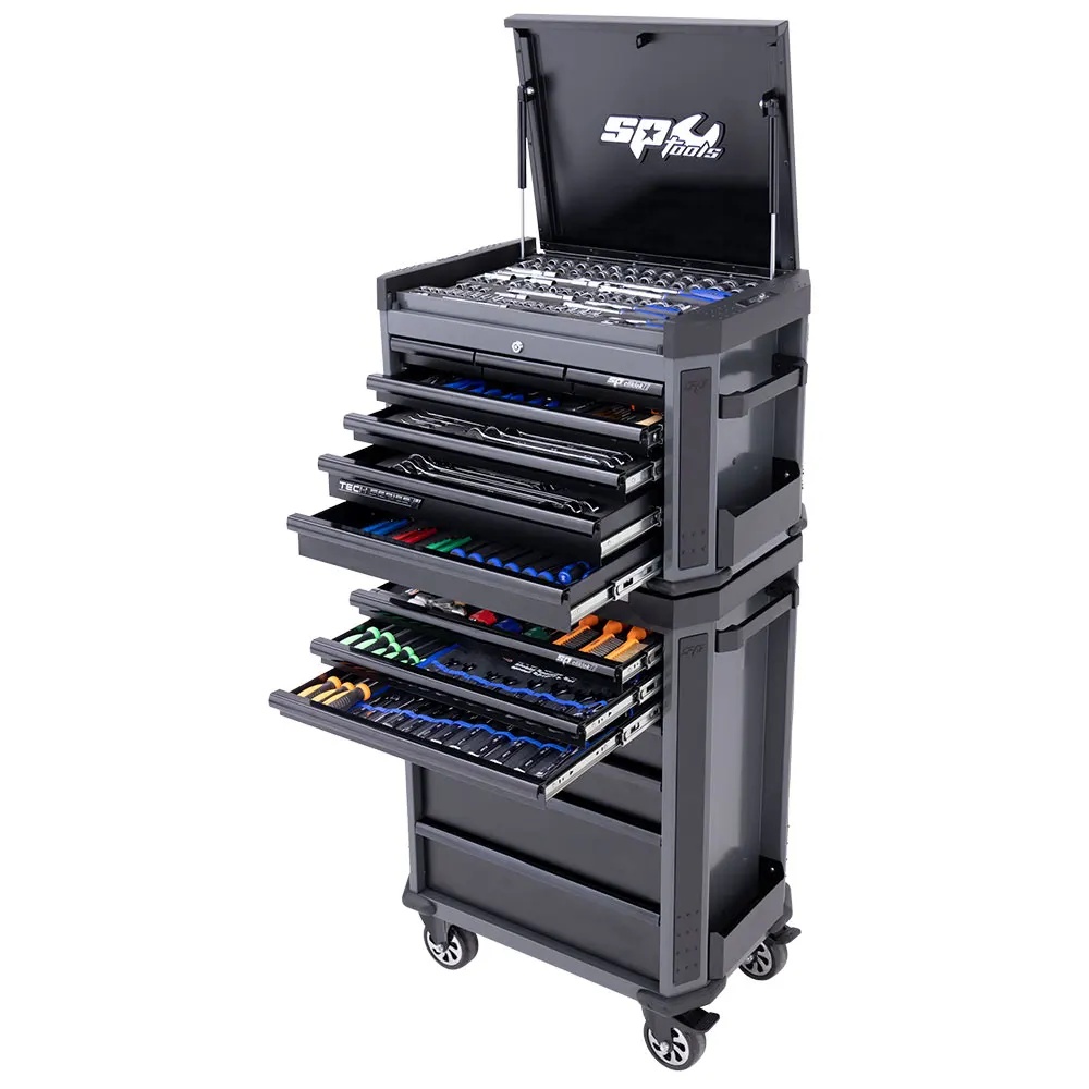 SP TOOLS Metric/SAE Tool Kit Diamond Black - 629 Piece SP50444DX