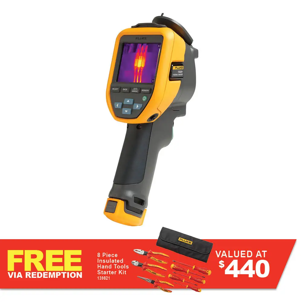FLUKE -40 to 400°C Thermal Imaging Camera FLUTIS20PLUSMAX-9HZ