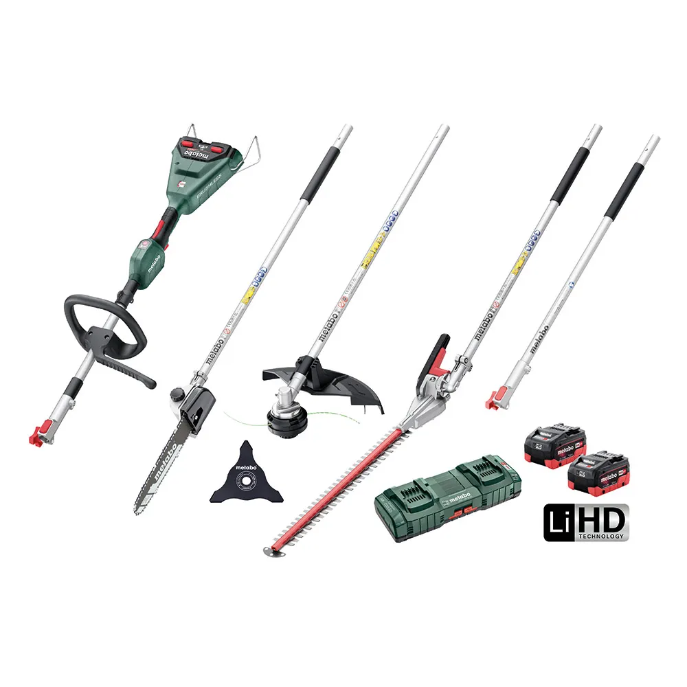 Metabo 36V (18Vx2) Brushless Multi-Function Garden Tool Kit AU68403650