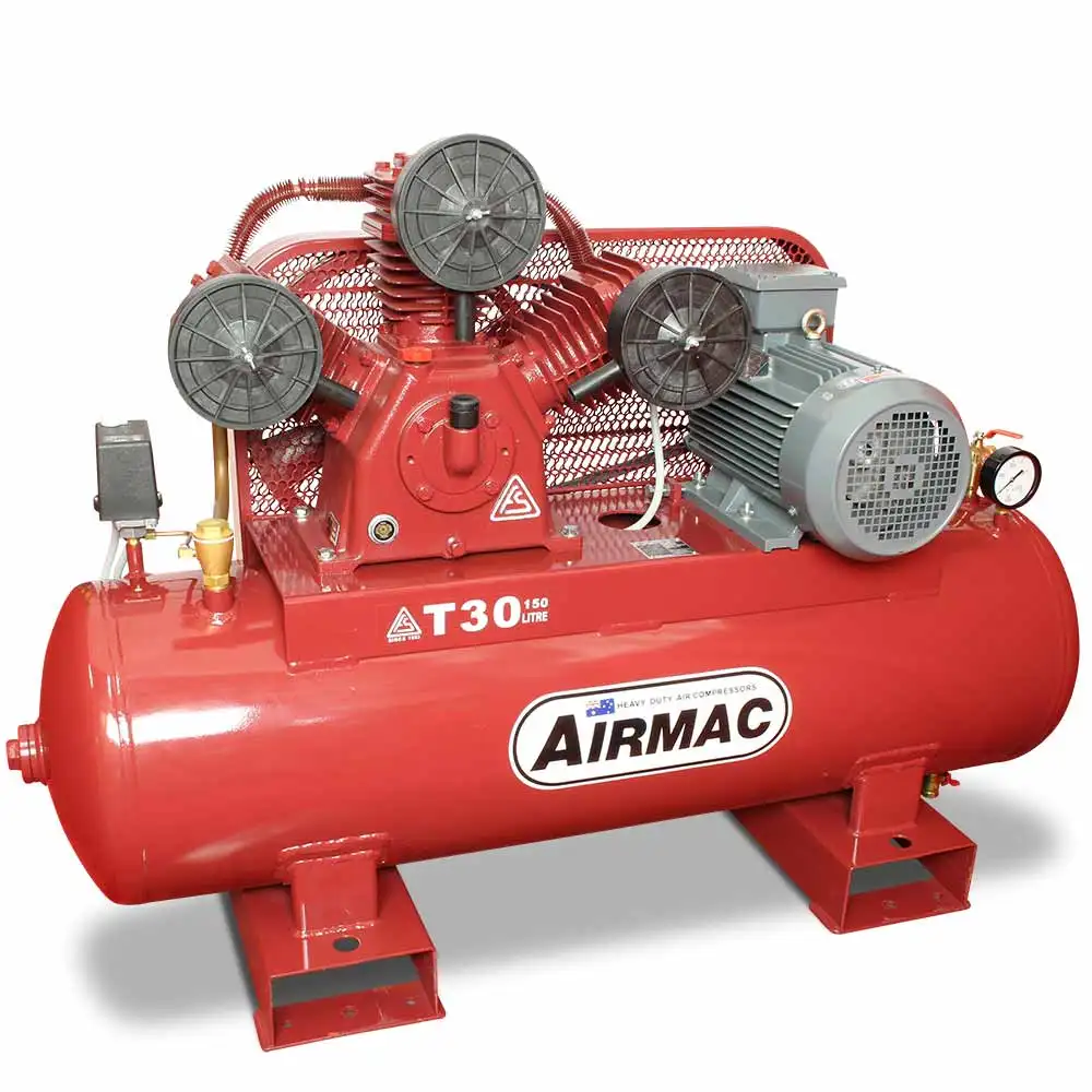 AIRMAC 415V 5.5hp 150l 620 L/Min Air Compressor AM T30 415V