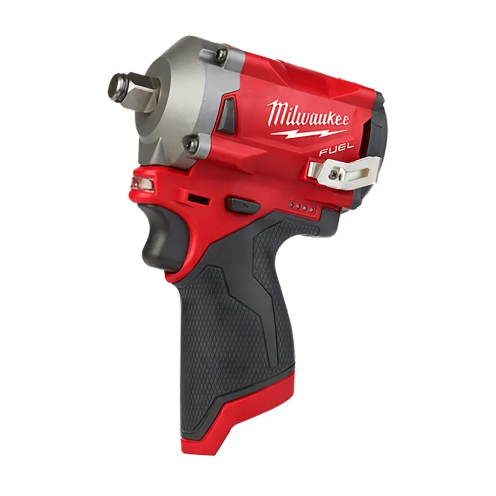 MILWAUKEE 12V FUEL 1/2inch Stubby Impact Wrench Skin M12FIWF12-0