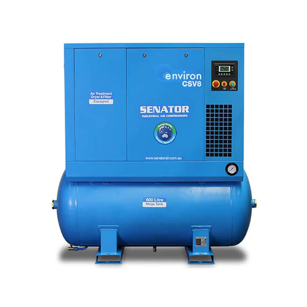 SENATOR 10.0HP 600L 4-in-1 Variable Speed Screw Compressor Air Station SE CSV8-8