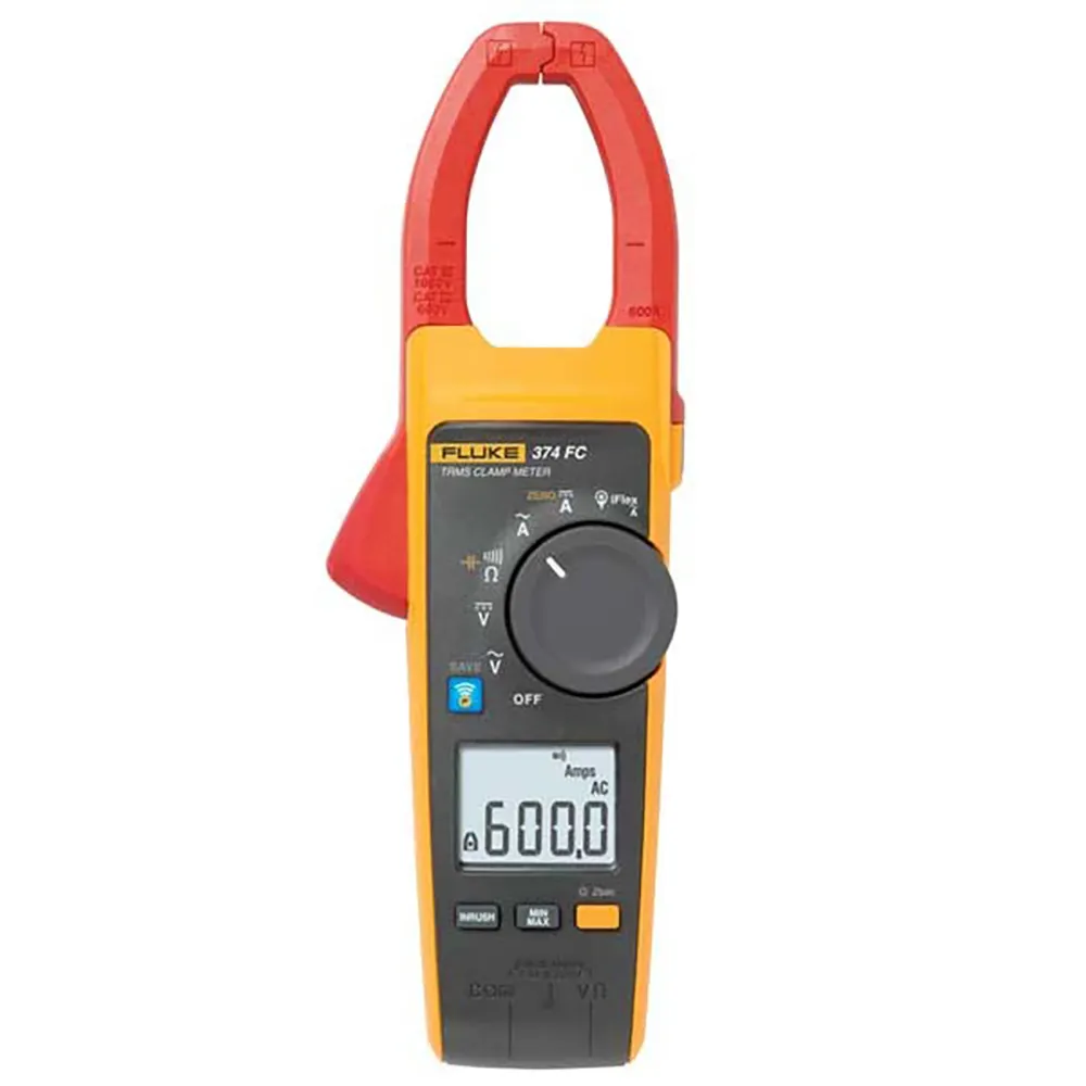 FLUKE 600A AC/DC 1000V TRMS Clamp Meter FLU374FC