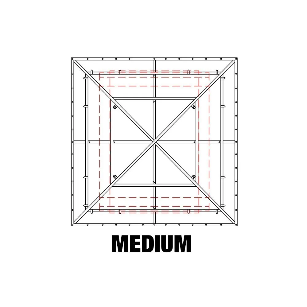 BEAVER 2.8m x 2.84m Safety Cargo Net NETSYS2