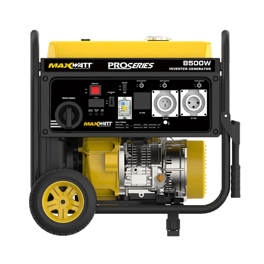 MAXWATT 9000W Open Frame Electric/Remote Start Inverter Generator MX11000I