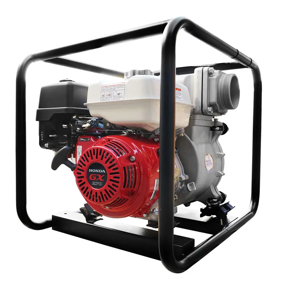 WATER MASTER 4inch 8.5HP 28m Max Lift 2000l/Min Max Flo Petrol Trash Pump MH40T-2